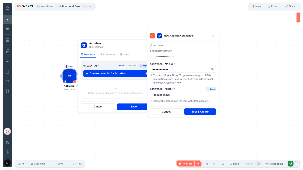 Connecting ActivTrak to WEXTL®