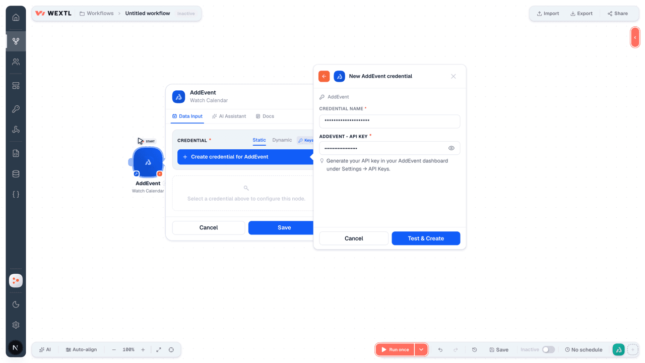 Connecting AddEvent to WEXTL®