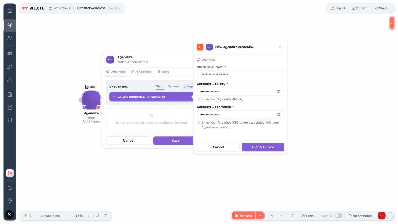 Connecting Agendize to WEXTL®