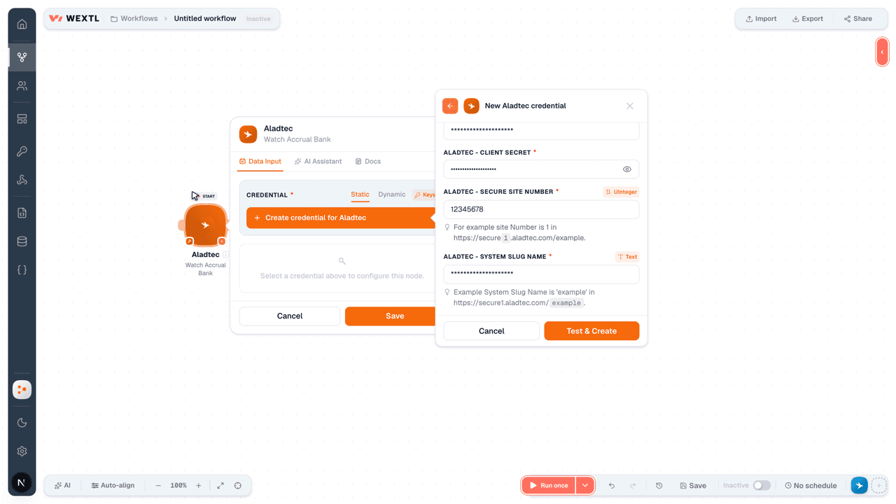 Connecting Aladtec to WEXTL®