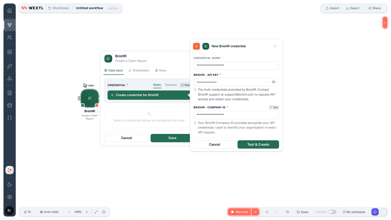Connecting BrioHR to WEXTL®
