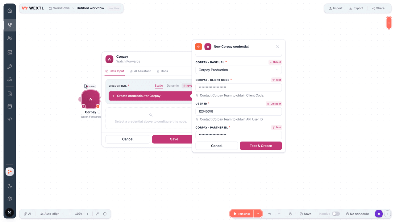 Connecting Corpay to WEXTL®