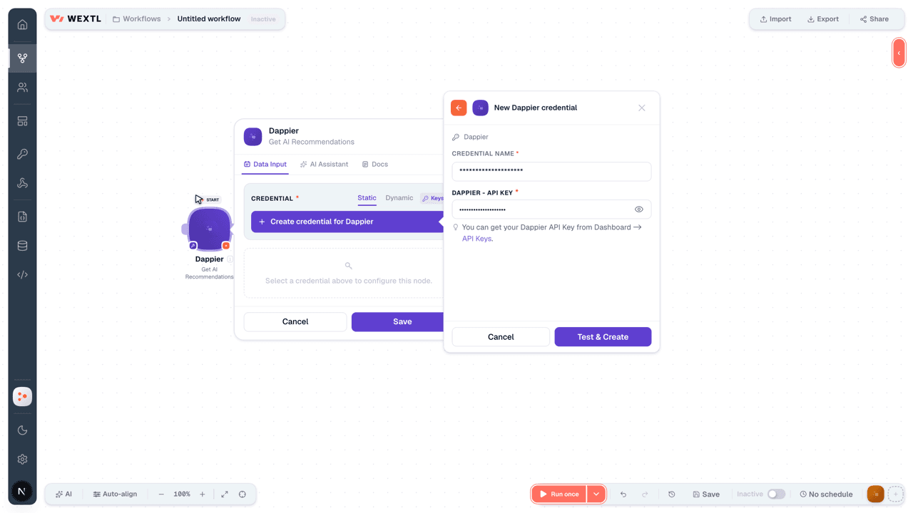 Connecting Dappier to WEXTL®