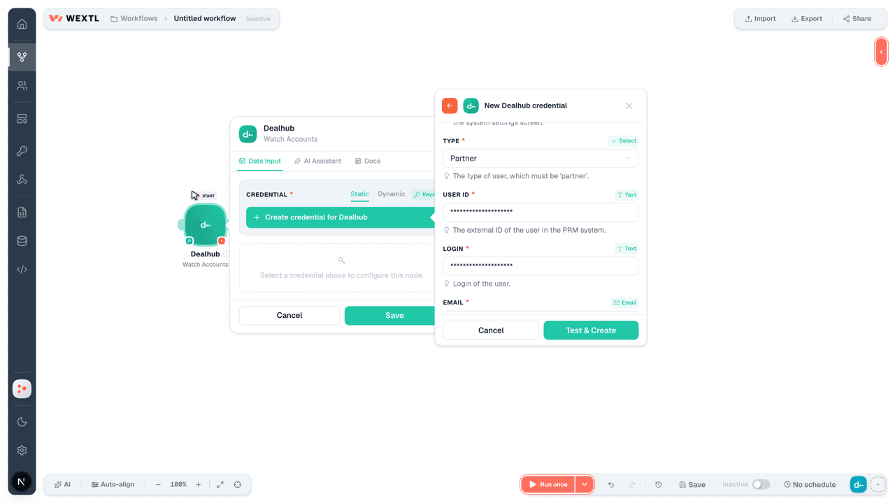 Connecting Dealhub to WEXTL®