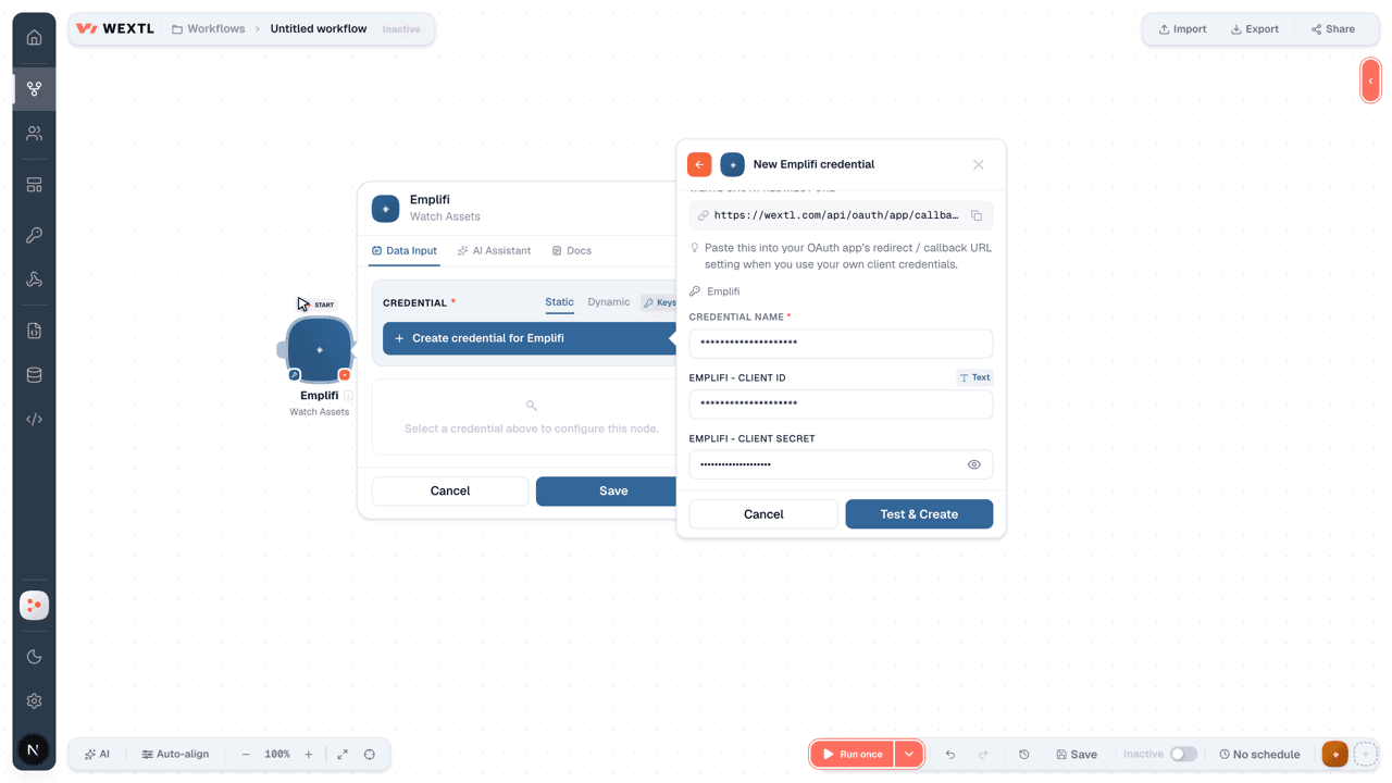 Connecting Emplifi to WEXTL®