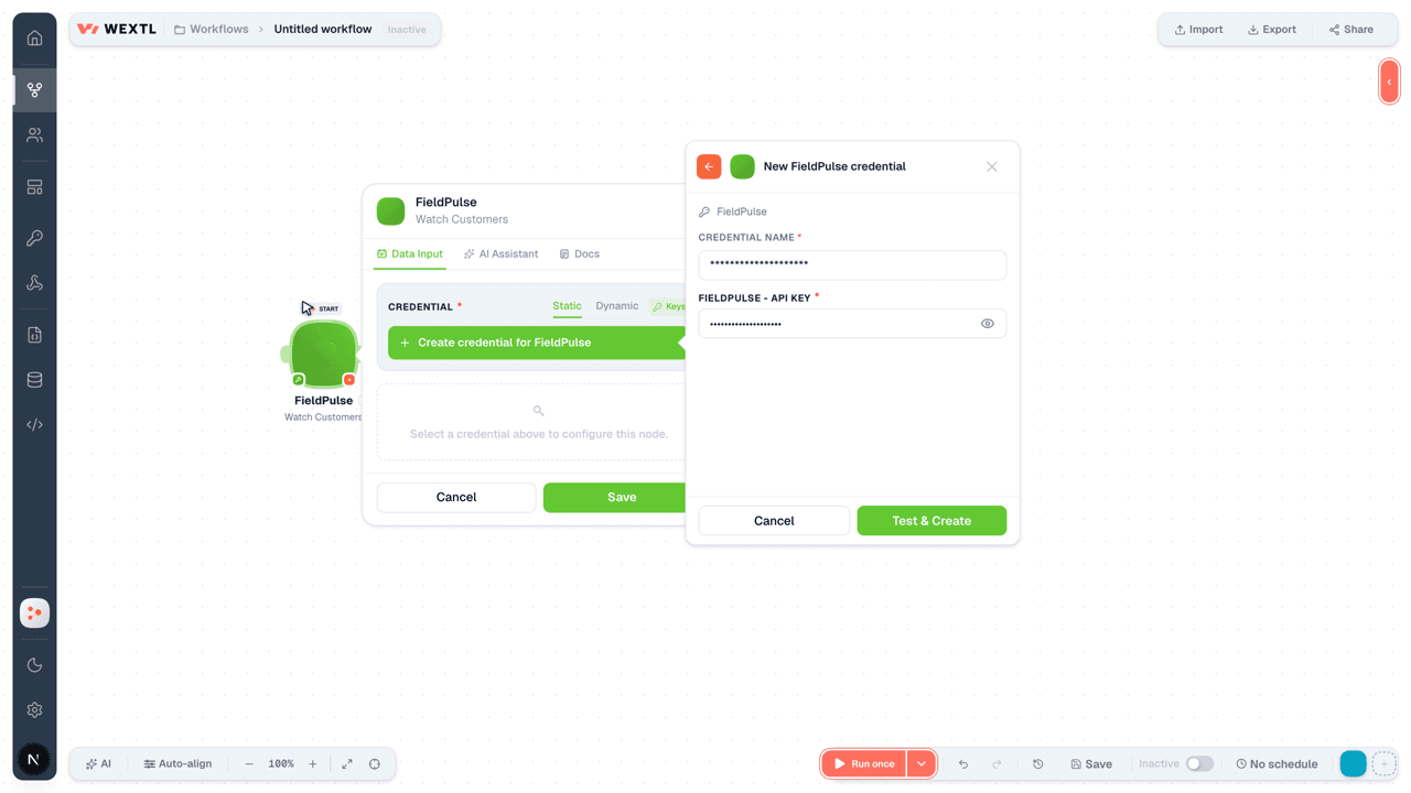 Connecting FieldPulse to WEXTL®