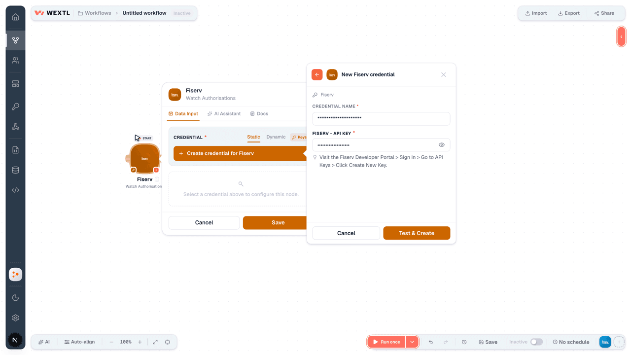 Connecting Fiserv to WEXTL®