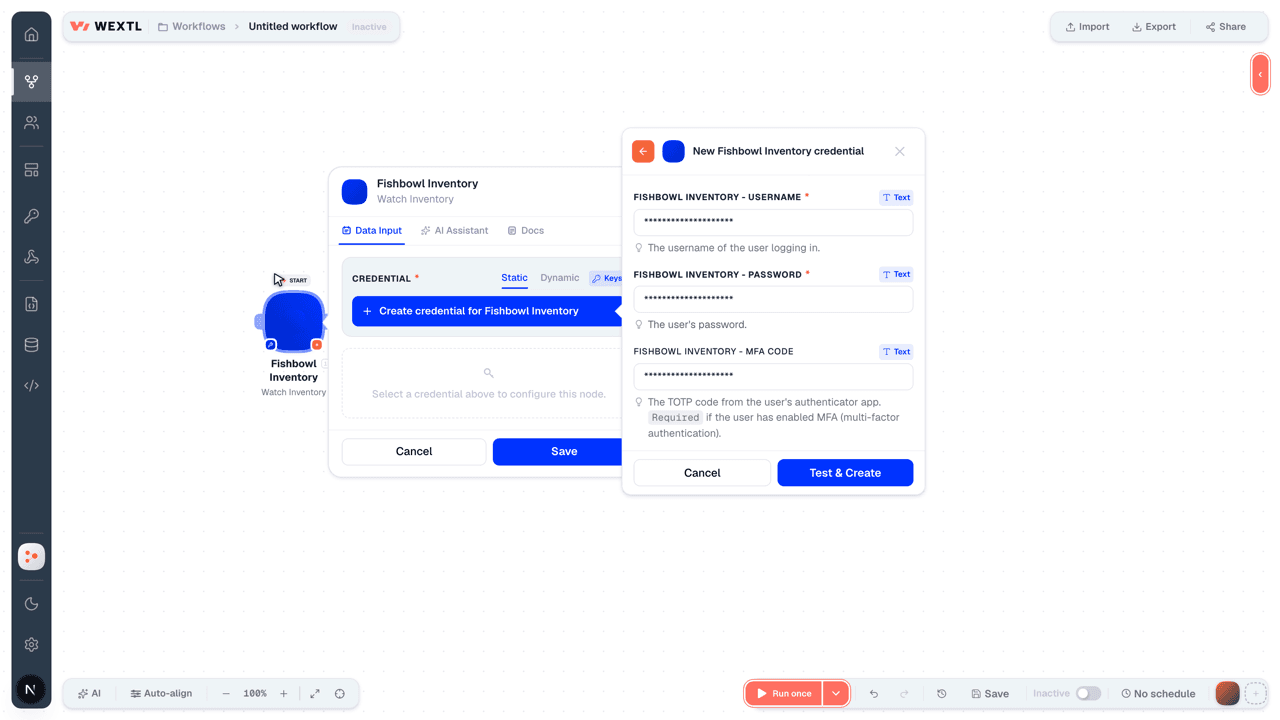 Connecting Fishbowl Inventory to WEXTL®