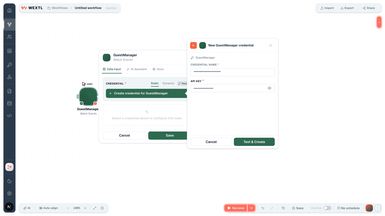 Connecting GuestManager to WEXTL®