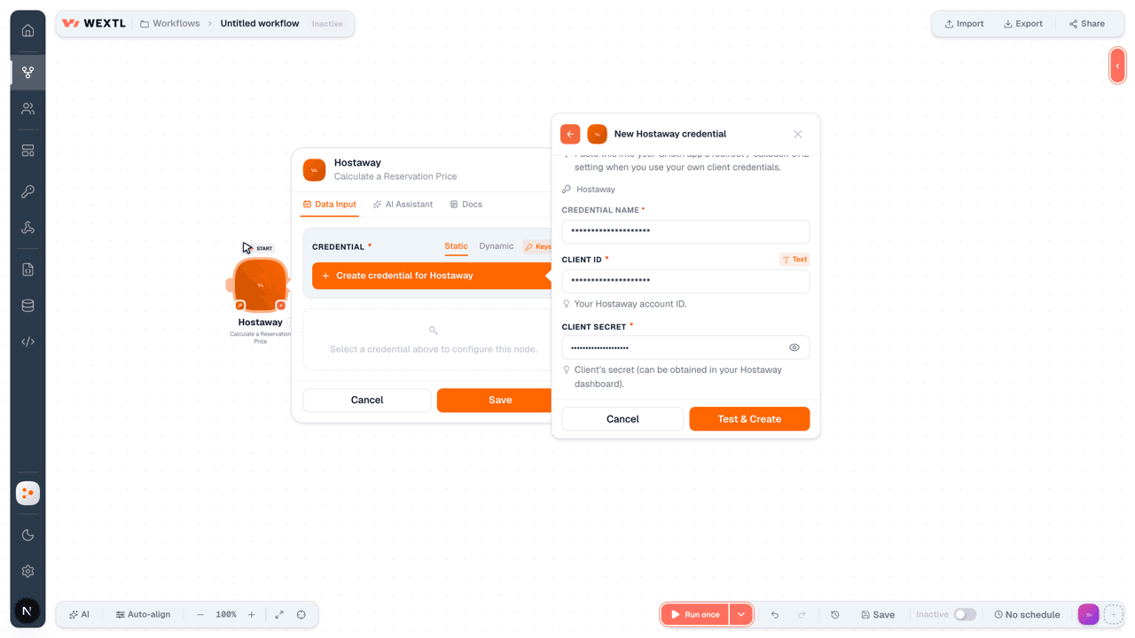 Connecting Hostaway to WEXTL®