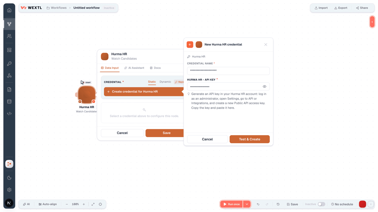 Connecting Hurma HR to WEXTL®