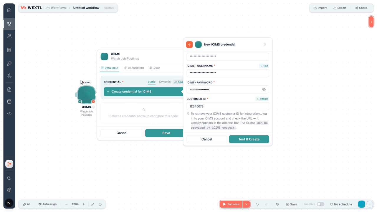 Connecting iCIMS to WEXTL®