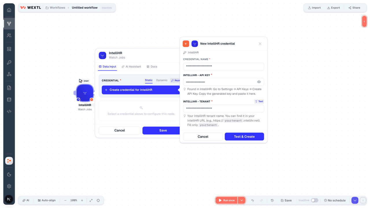 Connecting IntelliHR to WEXTL®