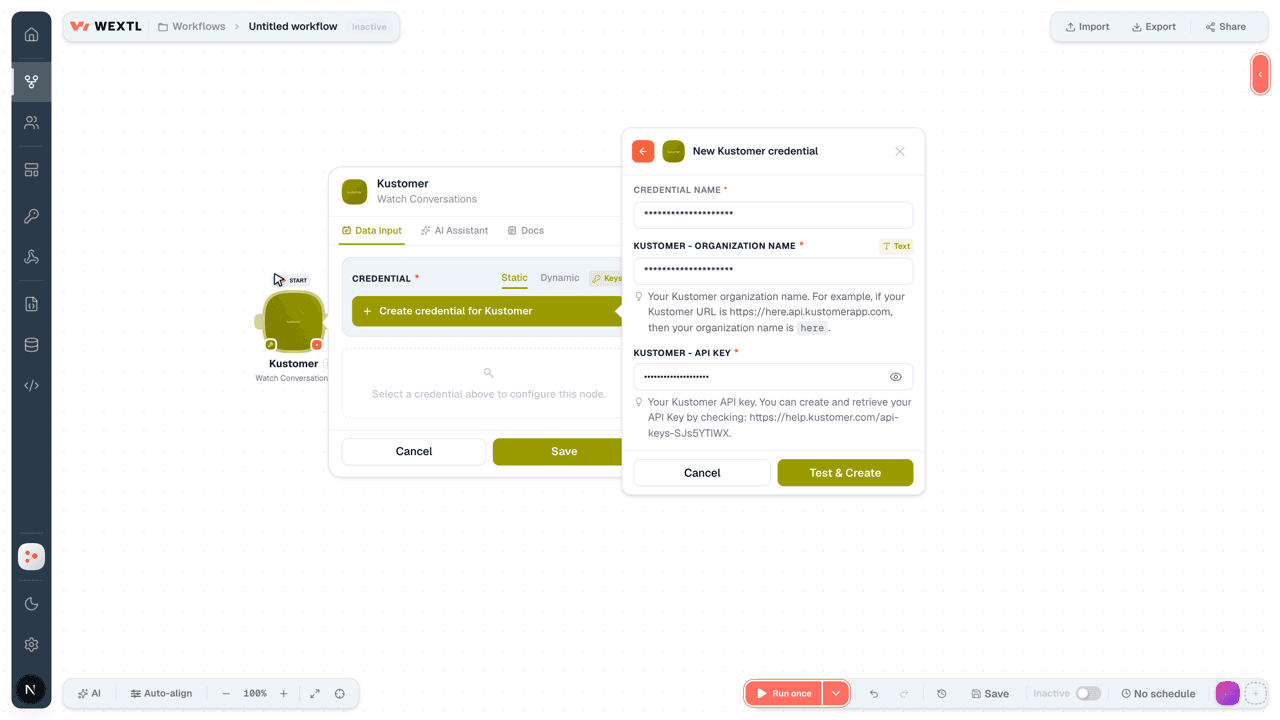 Connecting Kustomer to WEXTL®