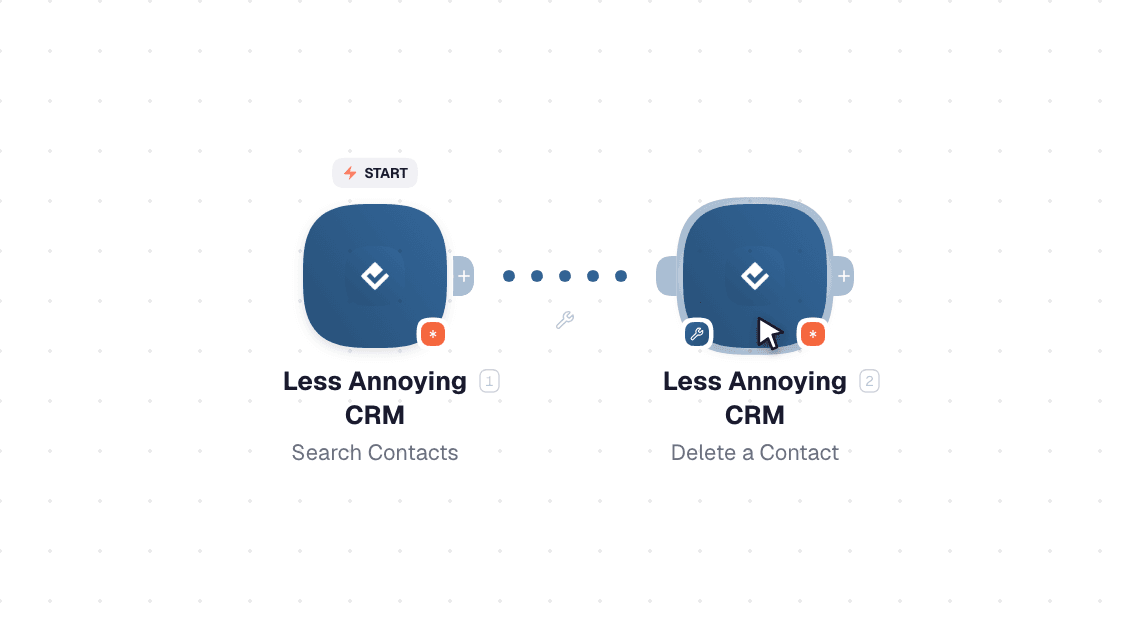 Less Annoying CRM workflow on the canvas: Watch Events then Create a Contact