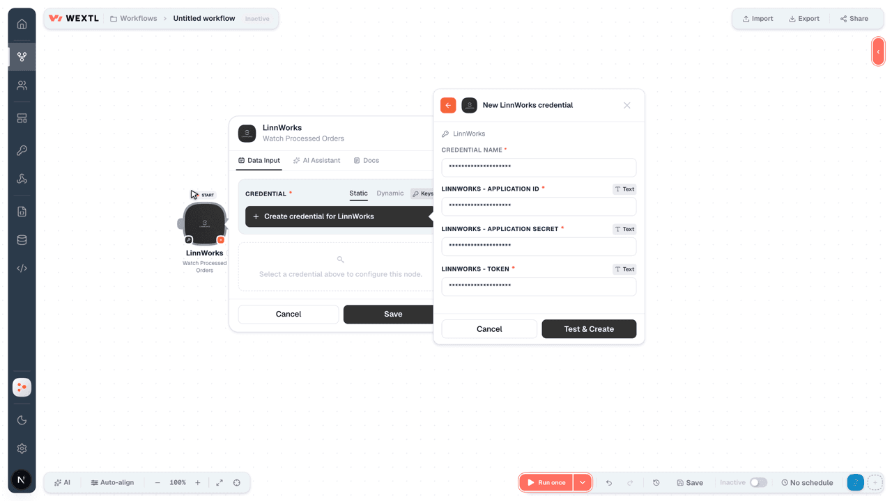 Connecting LinnWorks to WEXTL®