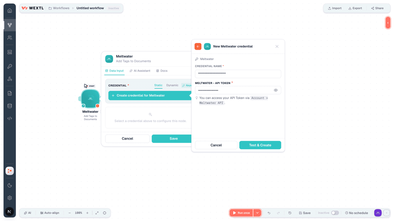 Connecting Meltwater to WEXTL®