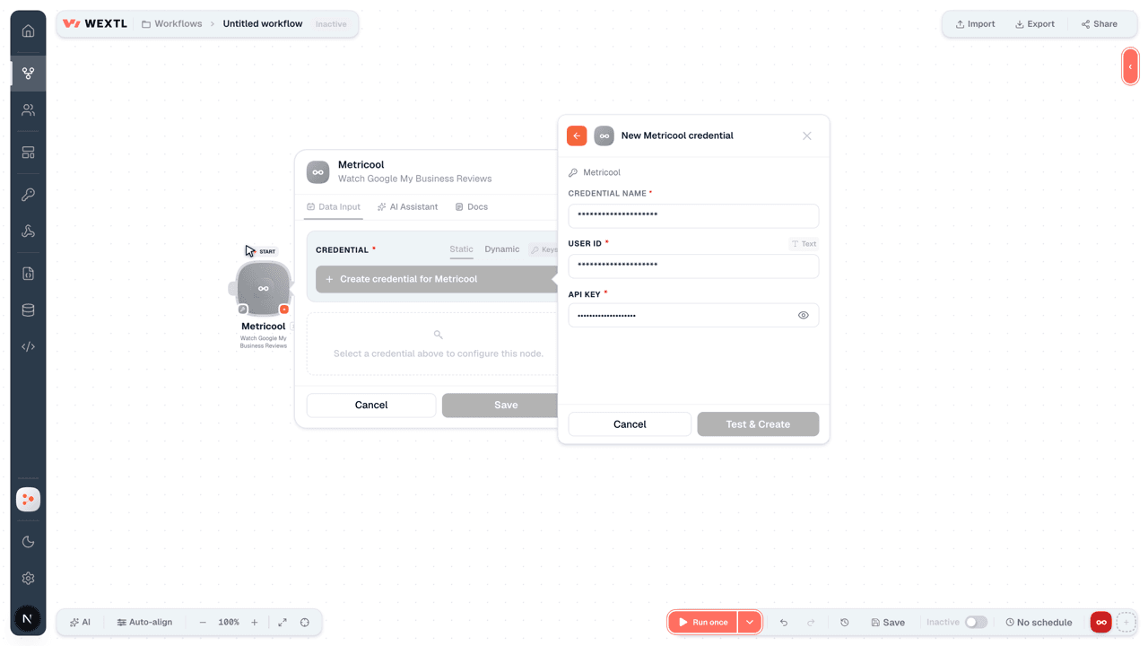 Connecting Metricool to WEXTL®