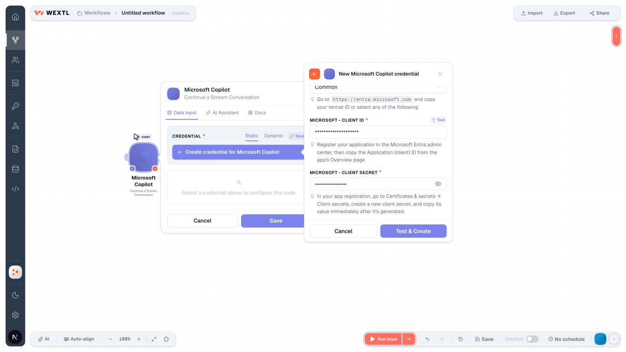 Connecting Microsoft Copilot to WEXTL®