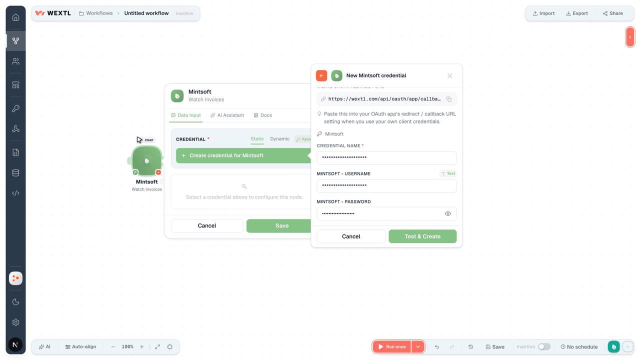 Connecting Mintsoft to WEXTL®