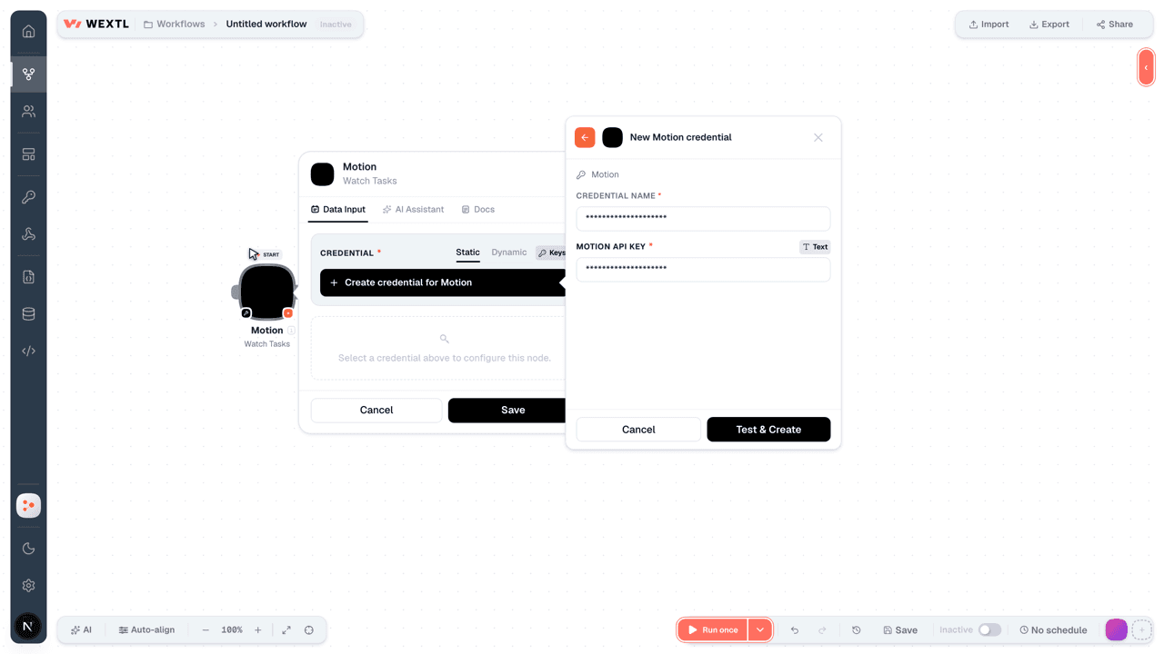 Connecting Motion to WEXTL®