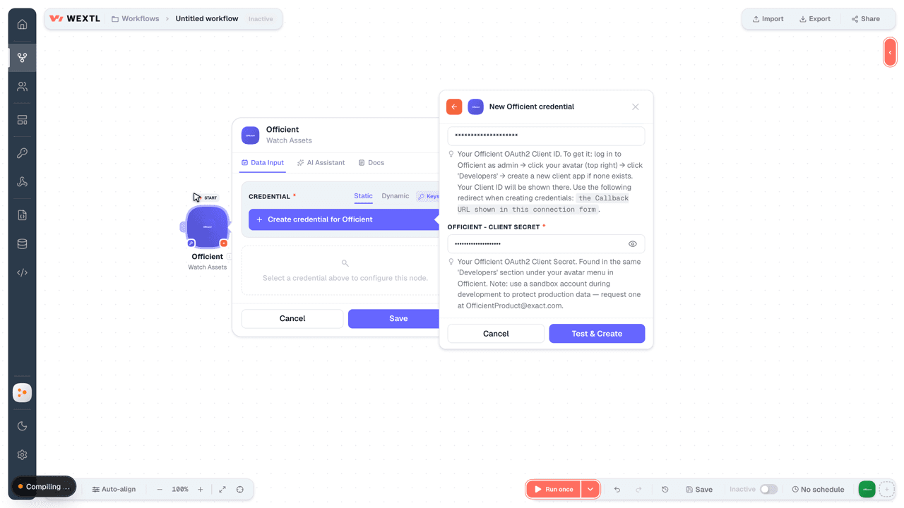 Connecting Officient to WEXTL®