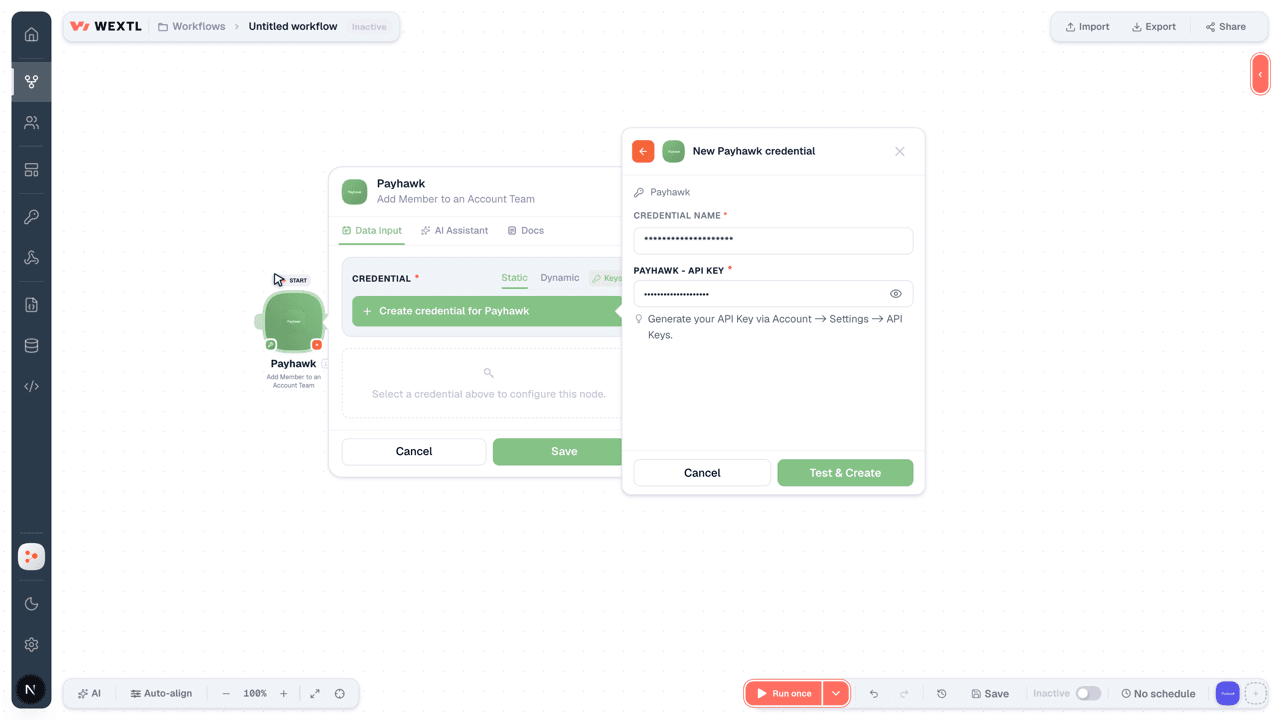 Connecting Payhawk to WEXTL®