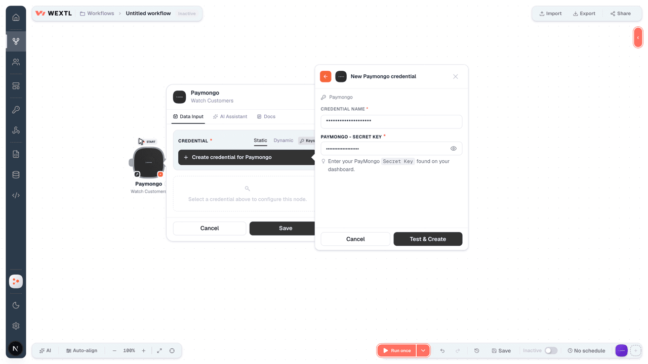 Connecting Paymongo to WEXTL®